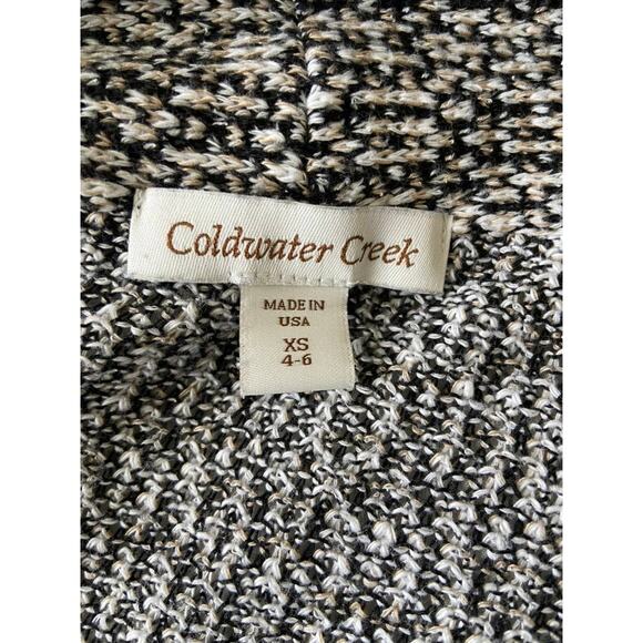 Coldwater Creek Waterfall Knit Cardigan Sweater Womens XS - Picture 8 of 9